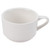 CAC GAD-1-S Garden State 7.5 oz. Bone White Porcelain Stacking Coffee Cup - 36/Case