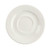 CAC GAD-2 Garden State 5 1/2" Bone White Porcelain Saucer - 36/Case