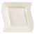 CAC SOH-8 Soho 8 1/2" Ivory (American White) Square Stoneware Plate - 24/Case