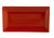 CAC TG-RT13-R Tango 11 5/8" x 6 3/8" x 1" Red Rectangular Platter - 12/Case
