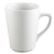 CAC VC-8-P Super White 8.5 oz. Clinton Rolled Edge Victory Mug