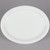CAC NRC-13 11 1/2" x 9 1/8" Ivory (American White) Narrow Rim Oval Stoneware Platter - 12/Case