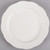 CAC SC-7 7 3/8" Ivory (American White) Scalloped Edge Stoneware Plate - 36/Case