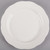 CAC SC-9 9 5/8" Ivory (American White) Scalloped Edge China Plate - 24/Case