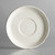 CAC SC-2 6" Ivory (American White) Scalloped Edge Stoneware Saucer - 36/Case