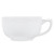CAC RCN-56 Clinton 14 oz. Super White Porcelain Cappuccino Cup
