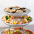 Winco SFR-4 4" Chrome Plated Steel Pizza Stand / Seafood Rack