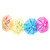 Winco  PK-P4 Drink Umbrella / Parasol Pick with Assorted Colors - 144/Box