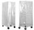 Full Size Disposable Bun Pan Rack Covers - 50/Case