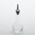 American Metalcraft BBC2 4 oz. Diamond Glass Bitters Bottle - BBC2