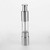 American Metalcraft PMG6 6" Stainless Steel Presto Push Pepper / Salt Mill - PMG6