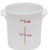 Cambro RFS1148 1 Qt. Round White Food Storage Container - RFS1