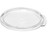 Cambro RFSCWC1135 1 Qt. Clear Round Lid for Clear Camwear Containers - RFSCWC1