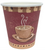 12 oz. Poly Paper Hot Cup, Printed Design
