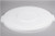 10 Gallon White Flat Round Trash Can Lid