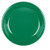10" Emerald Green Plastic Plate - 50 Per Pack