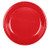 10"Red Plastic Plate - 50 Per Pack