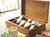 Fox Run Brands Acacia Wood Rectangular Tea Box