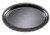 EMI Yoshi EMI-1116BK 11" x 16" Plastic White Oval Tray, Black - Case of 25