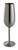 Franmara 8864 Sera Champagne Flute With Stem Stainless Steel, Single Wall 8 Oz. Rimfull