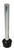 Krowne 23-156 1 1/2" Overflow with Rubber Grommet Fits 1 1/2"Drains