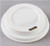 4 oz. White Hot Paper Cup Travel Lid - 50/Pk