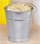 American Metalcraft GP4 Mini Galvanized Pail - 4 3/8"