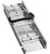 Stainless Steel Mandoline with 2 Built-In Blades and 3-Piece Interchangeable Julienne Blade Set