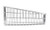 18-1/2" x 11" x 8" Slant Top Wire Bagel / Pastry Basket