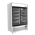  Atosa MCF8709GR 2-Section Glass Door Merchandiser Cooler, Bottom Mount, Sliding Doors,  54-2/5"W