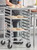 10 Pan End Load Half Height Bun / Sheet Pan Rack with Work Surface - Assembly Required