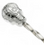 Barfly® M37012SUS 13" Stainless Steel Bar Spoon with Sugar Skull End