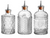 Barfly® Retro Design Glass Bitters 3-Bottle Set M37195