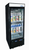 Atosa MCF8726GR Black Exterior 1-Swing Glass Door Merchandiser Refrigerator 27"