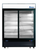 Atosa MCF8727GR Black Exterior 2-Sliding Glass Door Merchandiser Refrigerator 54"