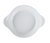 Yanco FH-10 10" Bright White Stoneware Shirred Egg Dish