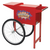 Winco POP-8RC Popcorn Cart w/ 22" Spoked Wheels for POP-8R, Red