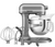 KitchenAid 6 Quart Bowl-Lift Stand Mixer with Attachments and Pouring Shield