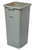 Winco PTCS-23G - Tall Square Trash Can - 23 Gallon, Gray