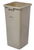 Winco PTCS-23BE - Tall Square Trash Can - 23 Gallon, Beige