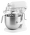 KitchenAid KSMC895WH White 8 Qt. Bowl Lift Countertop Mixer with Guard & Standard Accessories - 120V, 1 3/10 hp