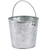 Tablecraft GT44 Galvanized Steel Pail - 4" x 4"