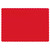 10" x 14" Red Colored Paper Placemat with Scalloped Edge - 1000 / Case