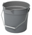 Winco UPP-10G 10 Qt. Gray Round Multi-Purpose Bucket