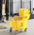 35 Qt. Yellow Mop Bucket & Side Press Wringer Combo