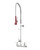 Krowne DX-109 Wall Mount Pre Rinse Unit w/ Add On Faucet & 44" Hose - 1/2" NPT Female Inlet