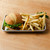 Winco ALXP-0609 Eighth Size 18 Gauge 6" x 10" Wire in Rim Aluminum Bun Pan / Sheet Pan