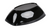 King Zak 80 oz. Black Plastic Oval Luau Bowl