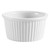 CAC RKF-1 1oz. China Fluted Ramekin White - RKF1