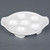 CAC ESD-8 White China Escargot Dish 6 1/2"  - ESD8